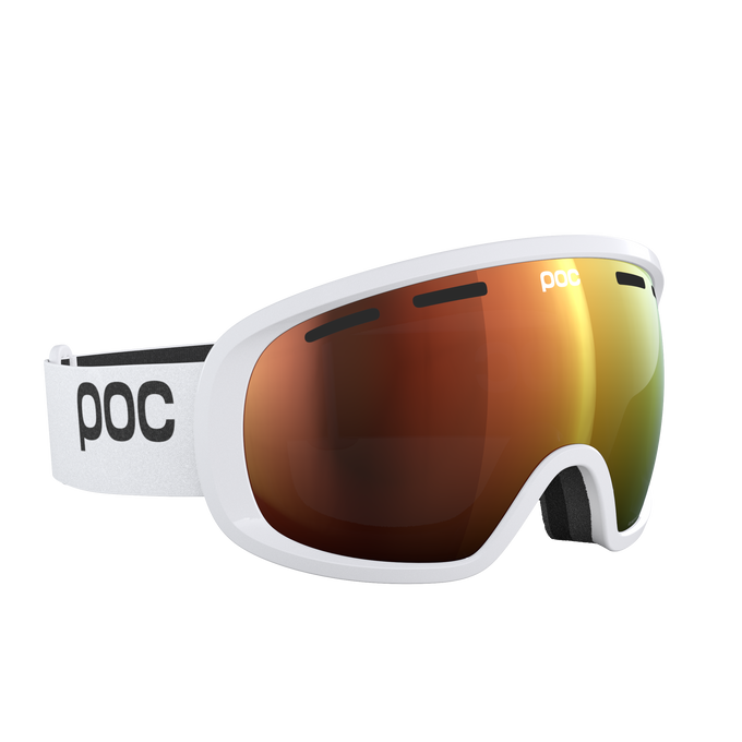 Goggles POC Fovea Hydrogen White/Partly Sunny Orange - 2025/26