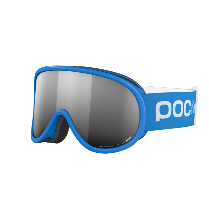 Goggles POC Pocito Retina Fluorescent Blue/Partly Sunny Silver - 2025/26