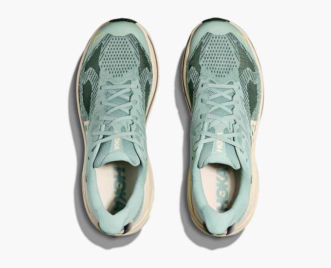 Man Schuhe Hoka Challenger 8 Jade/Truffle Salt