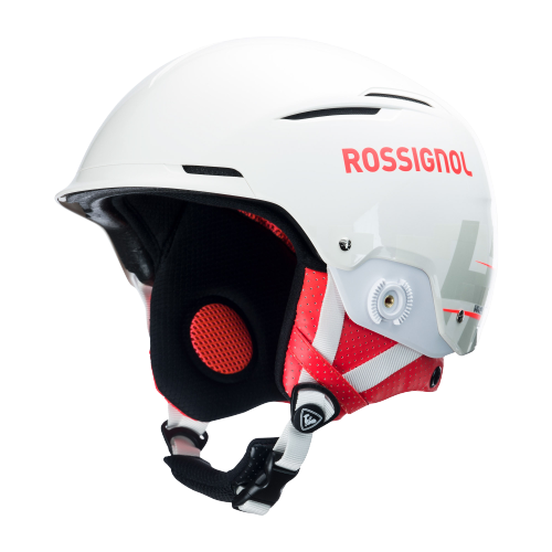 Helmet Rossignol Hero Slalom Impacts White + Chinguard - 2025/26