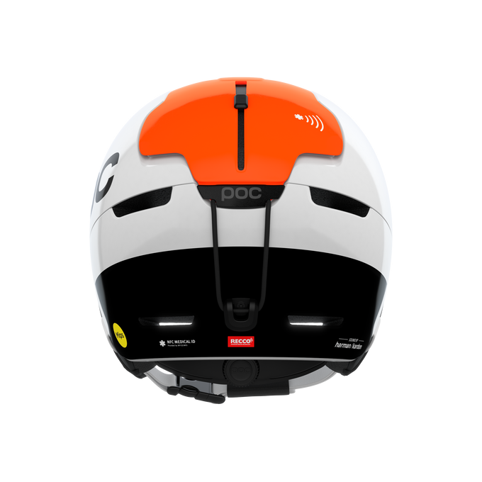 Helm POC Obex Connect Hydrogen White/Fluorescent Orange AVIP - 2025/26