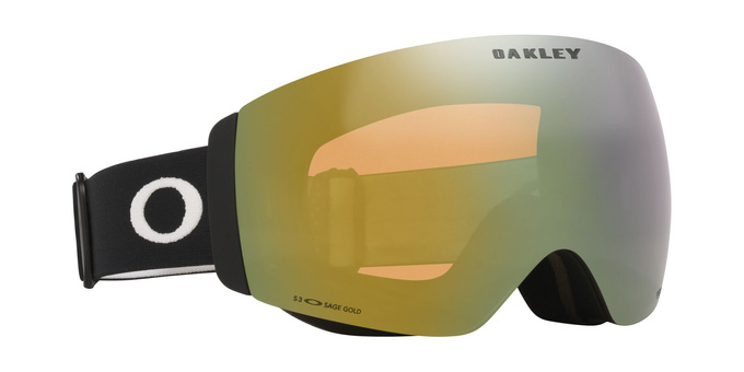 Brille Oakley Flight Deck Pro M Matte Black/Prizm Sage Gold Iridium + Additional lens Prizm Snow Iced Iridium - 2025/26