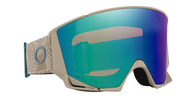 Brille Oakley Flow Scape L Mist Trails/Prizm Snow Argon Iridium + Additional lens Prizm Snow Iced Iridium - 2025/26