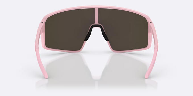 Sunglasses BLIZ P001 Frame Matte Powder Pink with Brown W Rose Multi Lenses