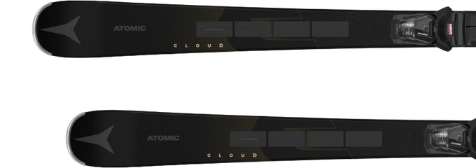 Skis Atomic Cloud C12 Revoshock C + M 10 GW Black/Gold - 2024/25