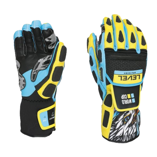 Gloves Level Worldcup CF Yellow/Blue - 2025/26