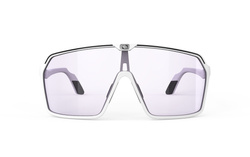 Sunglasses Rudy Project SPINSHIELD WHITE MATTE - Impactx™ Photochromic 2 Laser Purple