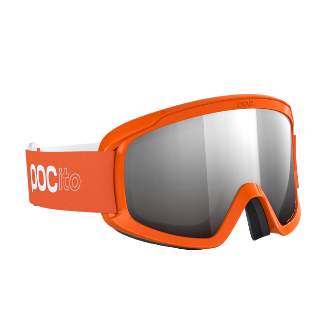 Goggles POC POCito Opsin Fluorescent Orange/Partly Sunny Silver - 2025/26
