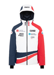 Men's ski jacket Colmar Replica Ski Jacket White/Navy Blu/Bright Red - 2025/26
