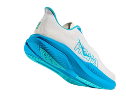 Man Schuhe Hoka Mach 6 White/Skyward Blue