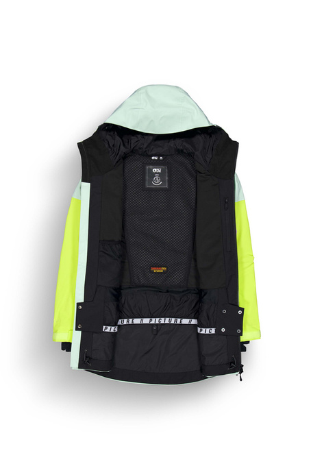 Snowboard jacket Picture Haakon Silt Green-Orchid Acid - 2024/25