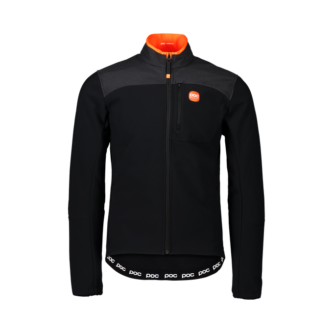 Softshell POC Race Jacket Uranium Black - 2025/26