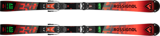 Skis Rossignol Hero Athlete SL PRO 128-149 R21 + NX 7 GW B73 Black Hot Red - 2025/26