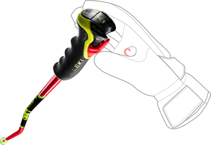 Poles LEKI WCR Lite GS 3D Red - 2025/26