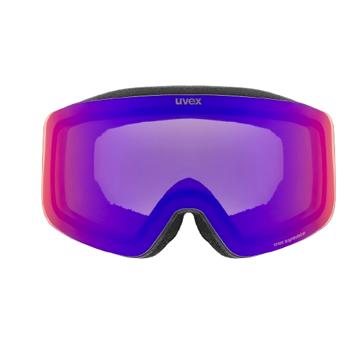Goggles Uvex PWDR FM Black Matt/Mirror Ruby - 2025/26
