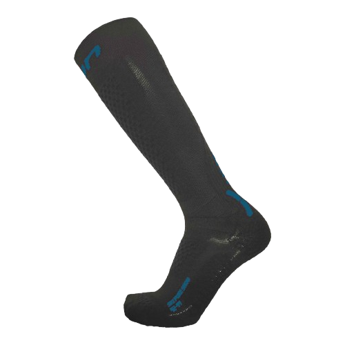 Skisocken UYN Man Ski One Pure Snow Socks Black/Blue - 2025/26