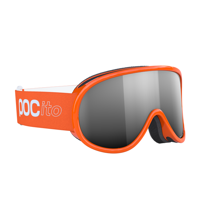 Goggles POC Pocito Retina Fluorescent Orange/Partly Sunny Silver - 2025/26