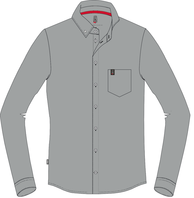 Van Deer Casual Shirt Grey - 2024/25