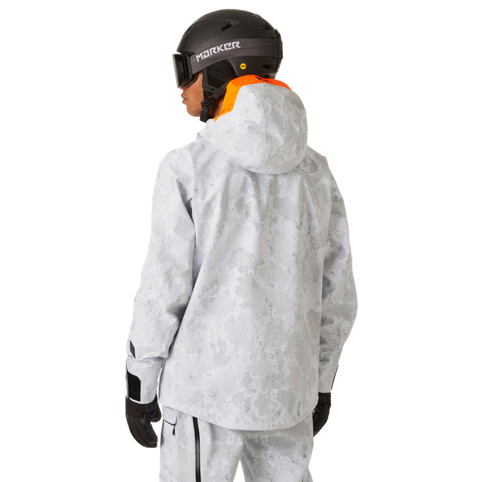 Ski jacket Helly Hansen Sogn Shell 2.0 Jacket Grey Fog Snow Camo Aop - 2024/25
