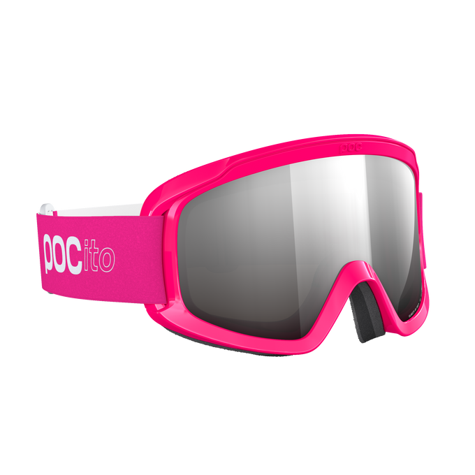 Brille POC POCito Opsin Fluorescent Pink/Partly Sunny Silver - 2025/26
