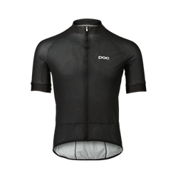 Fahrradtrikot POC M's Essential Road Logo Jersey Uranium Black/Hydrogen White - 2024