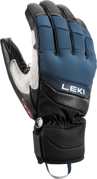 Gloves LEKI Griffin Base 3D Black/Marine - 2024/25