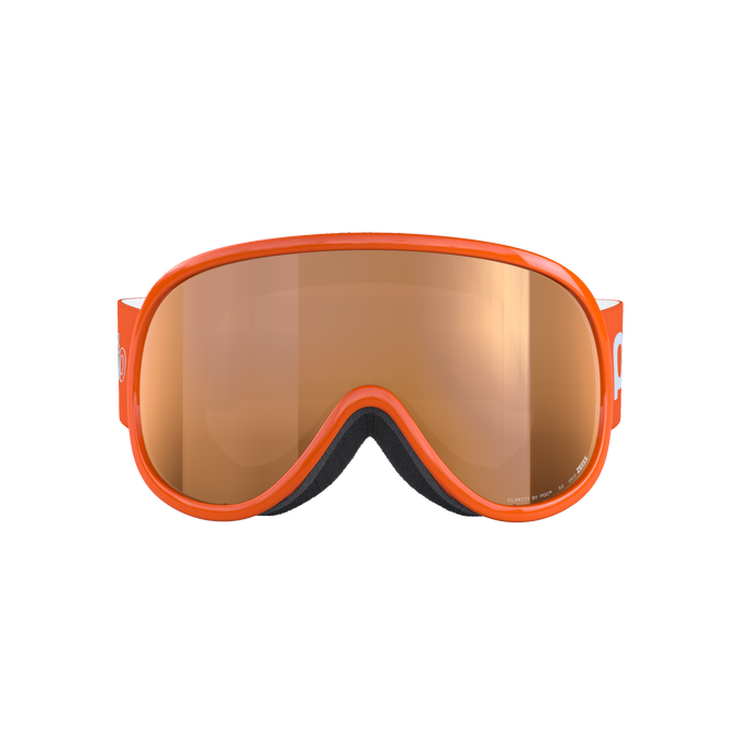 Brille POC Pocito Retina Fluorescent Orange/Partly Sunny Light Orange - 2025/26