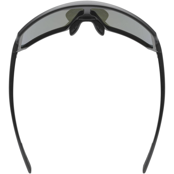 Sonnenbrille Uvex Sportstyle 235 P - Black Mat/Mirror Blue - 2023