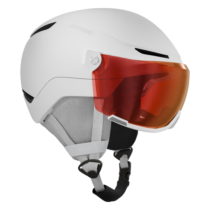 Skiing helmet Atomic Revent Visor JR White Heather - 2025/26