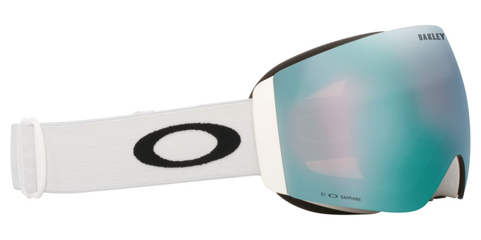 Goggles Oakley Flight Deck Pro M Matte White/Prizm Snow Sapphire Iridium + Additional lens Prizm Snow Iced Iridium - 2025/26