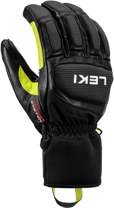 Gloves LEKI Griffin Pro 3D Black/Neon - 2025/26