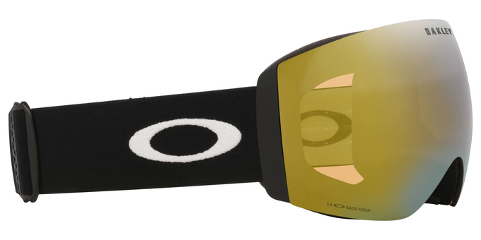Goggles Oakley Flight Deck Pro L Matte Black/Prizm Sage Gold Iridium + Additional lens Prizm Snow Iced Iridium - 2025/26