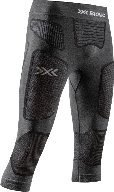 Thermounterwäsche X-Bionic Symbio Merino Pants 3/4 Men Rhino Grey - 2024/25