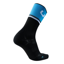 Outdoor Socken UYN Man Cycling One Light Socks Black/Cobal Blue