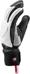 Gloves LEKI Griffin Prime 3D White/Grey - 2025/26