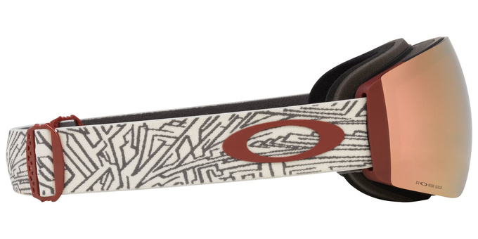 Goggles Oakley Flight Deck Pro M Matte Black/Prizm Rose Gold Iridium + Additional lens Prizm Snow Black Iridium - 2025/26