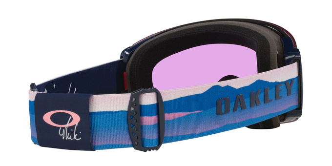 Goggles Oakley Flight Deck Pro M Mikaela Shiffrin Sig/Prizm Snow Iced Iridium + Additional lens Prizm Snow Sapphire Iridium - 2025/26