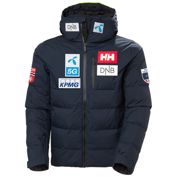 Skijacke Helly Hansen Kvitfjell Race Puffy Jacket Navy NSF Team - 2024/25
