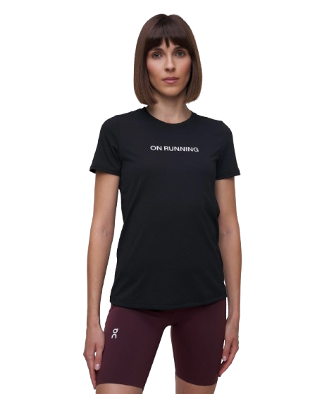 T-shirt On Running RUN ON-T Women Black - 2025