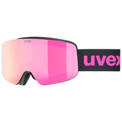 Goggles Uvex PWDR FM Black Matt/Mirror Pink - 2025/26
