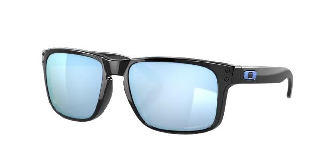 Sonnenbrill OAKLEY Holbrook Prizm Deep Water Polar Lenses/Polished Black Frame