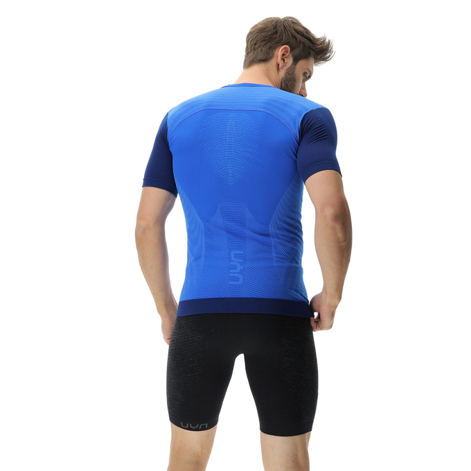 UYN Man Running PB42 OW Shirt SH_SL Strong Blue/Peacot