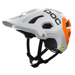 Fahrradhelm POC Tectal Race MIPS NFC Hydrogen White/Fluorescent Orange AVIP