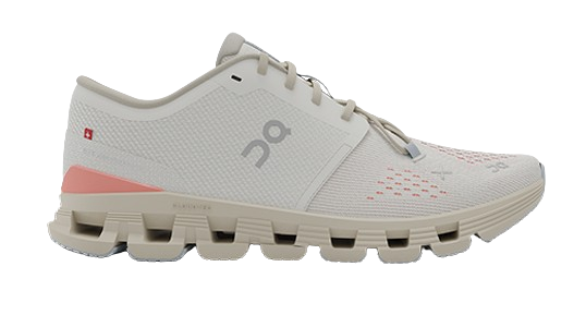 Damen Schuhe On Running Cloud X 4 Ivory/Salmon