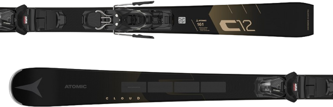 Skis Atomic Cloud C12 Revoshock C + M 10 GW Black/Gold - 2024/25