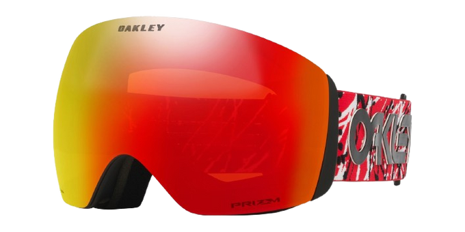 Brille Oakley Flight Deck L Red Eddie/Prizm Snow Torch Iridium - 2025/26