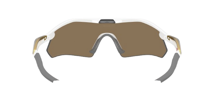 Sunglasses Oakley Radar Plate Polished White/Gold Frame/Prizm 24K Polarized Lenses