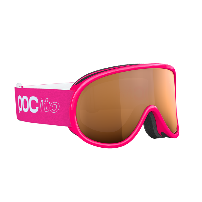 Goggles POC Pocito Retina Fluorescent Pink/Partly Sunny Light Orange - 2025/26