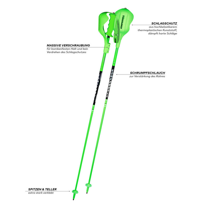 Skistöcke Komperdell Nationalteam Carbon Slalom 12,3 - 2025/26