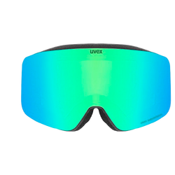 Goggles Uvex PWDR FM Black Matt/Mirror Green - 2025/26